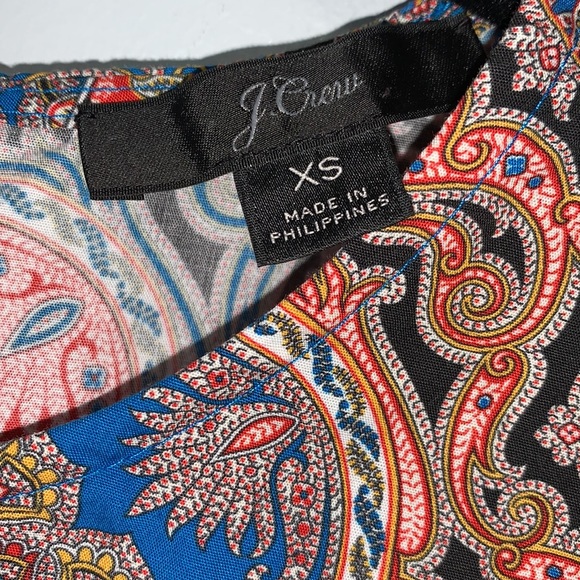 J.CREW paisley print cotton tank - Picture 2 of 9